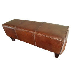 Banquette DKD Home Decor   Marron Aluminium Teck 120 x 46 x 41 cm 120 x 41 x...