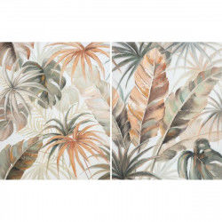 Cadre DKD Home Decor Tropical 80 x 3,7 x 100 cm (2 Unités)