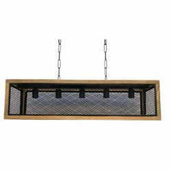 Ceiling Light DKD Home Decor Iron Mango wood 50 W 100 x 25 x 25 cm