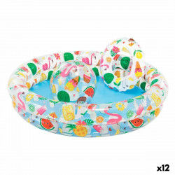 Inflatable Paddling Pool for Children Intex Tropical Rings 150 l 122 x 25 cm...