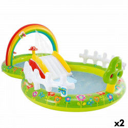 Pataugeoire gonflable pour enfants Intex Parc de jeux Jardin 54 kg 450 L 180...