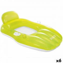 Inflatable Pool Chair Intex Chill 'n' float 163 x 104 cm (6 Units)