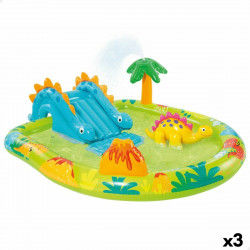 Inflatable Paddling Pool for Children Intex Playground Dinosaurs 191 x 58 x...