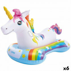 Figura Hinchable para Piscina Intex Unicornio 163 x 82 x 86 cm (6 Unidades)