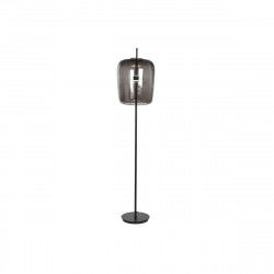 Lampadaire Home ESPRIT Noir Gris Métal Verre 35 x 35 x 168 cm