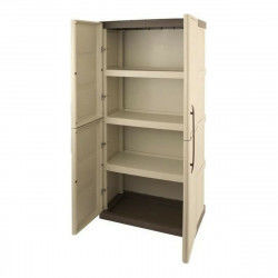 Kast TOOD 70 x 39 x 165 cm Beige Grijs Hars 60 Kg 70 x 39 x 165 cm