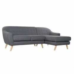 3-Seater Sofa DKD Home Decor 8424001799442 Grey Multicolour Natural Wood...