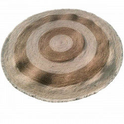 Alfombra DKD Home Decor Beige Natural Boho 200 x 200 x 1 cm