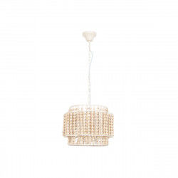 Ceiling Light Home ESPRIT White Light brown Wood Metal 25 W 38 x 38 x 29 cm