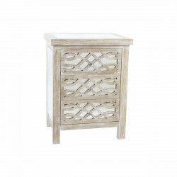 Cassettiera DKD Home Decor Legno Specchio Romantico 56 x 38 x 75 cm