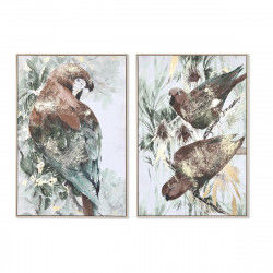 Quadro DKD Home Decor Pappagallo Tropicale 83 x 4,5 x 122,5 cm 83 x 4,5 x 123...