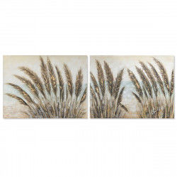 Painting Home ESPRIT Mediterranean Brush 120 x 3 x 90 cm (2 Units)