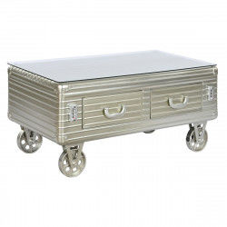 Centre Table Home ESPRIT Metal Crystal 100 x 52 x 46 cm