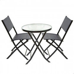 Meubles de jardin Aktive Table Chaise x 2 3 Pièces 60 x 71 x 60 cm 46 x 42 x...