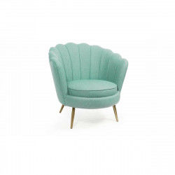 Fauteuil DKD Home Decor Vert Argenté Métal Plastique 80 x 75 x 86 cm