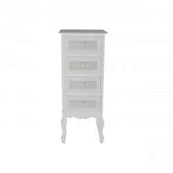 Chest of drawers DKD Home Decor White Wood MDF Wood Romantic 40 x 36 x 100 cm...