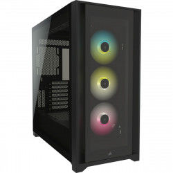 ATX Semi-toren doos Corsair iCUE 5000X RGB Zwart