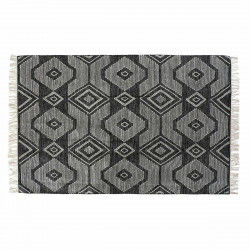 Tapijt DKD Home Decor Wit Zwart Katoen (160 x 230 x 1 cm)