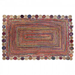 Tapijt DKD Home Decor Katoen Multicolour Jute (200 x 290 x 1 cm)