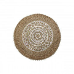 Tapijt DKD Home Decor Bruin Mandala (200 x 200 x 0,75 cm)