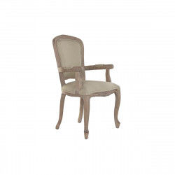 Chaise de Salle à Manger DKD Home Decor Beige 57 x 57 x 94 cm