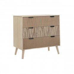 Cassettiera DKD Home Decor Abete Marrone MDF (80 x 40 x 77 cm)