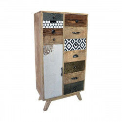 Cajonera DKD Home Decor Metal Colonial Madera de mango 55 x 30 x 110 cm