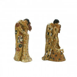 Decorative Figure DKD Home Decor 18 x 14 x 34,5 cm Yellow Pair (2 Units)