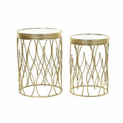 2nd-Set Tischchen DKD Home Decor Gold 40 x 40 x 54 cm