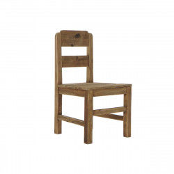 Dining Chair DKD Home Decor Brown Recycled Wood Pinewood (48,5 x 51 x 89 cm)