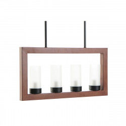 Suspension DKD Home Decor Marron Aluminium Verre (52 x 6 x 26 cm)