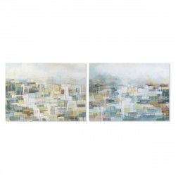 Schilderij DKD Home Decor Abstract 120 x 3 x 90 cm Modern (2 Stuks)