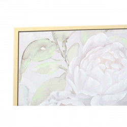 Quadro DKD Home Decor 80 x 4 x 80 cm Fiori Shabby Chic (2 Unità)