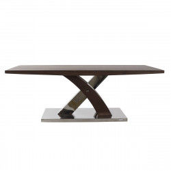 Table de Salle à Manger DKD Home Decor Bois Acier 120 x 60 x 43,5 cm