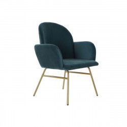 Sillón DKD Home Decor 8424001801978 Metal Poliéster Verde (63 x 65 x 85 cm)