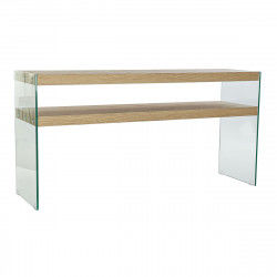 Consola DKD Home Decor Cristal Transparente Marrón claro 160 x 45 x 80 cm...