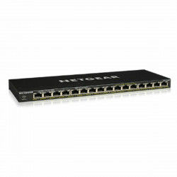 Schakelaar Netgear GS316P-100EUS RJ-45x16 Zwart