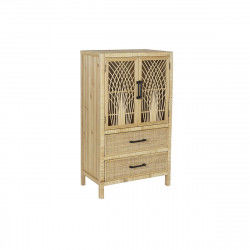 Cassettiera DKD Home Decor Naturale Marrone Rattan (61 x 34 x 108 cm) (61,5 x...