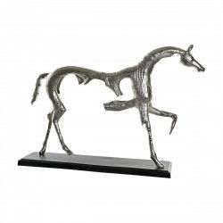 Decorative Figure DKD Home Decor 8424001856503 Black Multicolour Silver Horse...