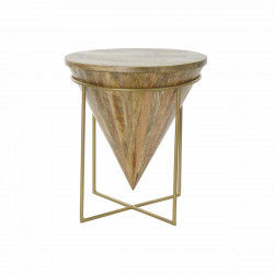 Mesa auxiliar DKD Home Decor Metal Madera de mango (40 x 40 x 45 cm)