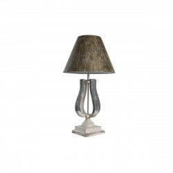 Bureaulamp DKD Home Decor 44,5 x 44,5 x 83,5 cm Spar Blauw Gouden Metaal Wit...