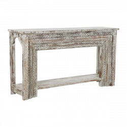 Console Home ESPRIT Blanc Bois 160 x 39 x 86 cm