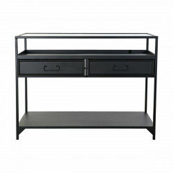 Console DKD Home Decor 8424001831364 Noir Multicouleur Métal Verre 100 x 40 x...