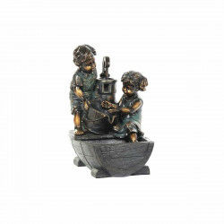 Gartenbrunnen DKD Home Decor Bronze Harz Kinder (44 cm)