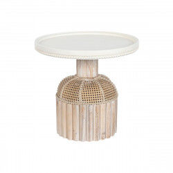 Table d'appoint Home ESPRIT Blanc Naturel Sapin 60 x 60 x 56 cm