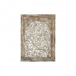 Décoration murale Home ESPRIT Blanc Marron Finition vieillie 76 x 6 x 106 cm