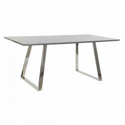 Eettafel DKD Home Decor Kristal Staal Donker grijs (180 x 90 x 76 cm)