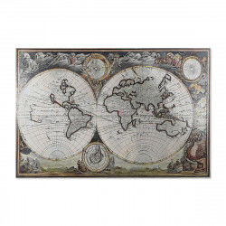 Cadre Home ESPRIT Mappemonde Vintage 180 x 0,4 x 120 cm