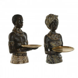 Figurine Décorative Home ESPRIT Multicouleur Colonial 45 x 29,5 x 62 cm (2...