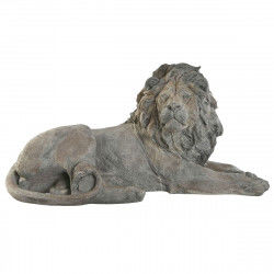 Decoratieve figuren Home ESPRIT Grijs Leeuw 80 x 36 x 39 cm